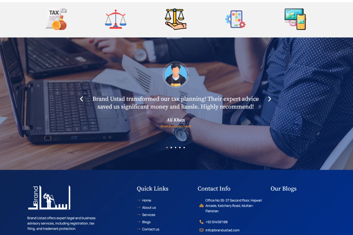Brandustad Client Delloweb International